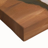 Close-up of a black and white stretched canvas featuring a landscape of assorted pastries, ideal for bedroom wall art.