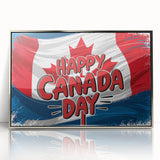 Canadian Heritage Wall Art - Patriotic Canadian Flag & Maple Leaf Wall Art