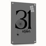 October 31st Halloween Wall Art - Spooky Minimalist Halloween Decor