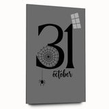 October 31st Halloween Wall Art - Spooky Minimalist Halloween Decor