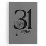 October 31st Halloween Wall Art - Spooky Minimalist Halloween Decor