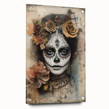 Timeless Floral Catrina – Día de los Muertos Art Prints