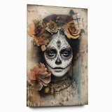 Timeless Floral Catrina – Día de los Muertos Art Prints