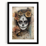 Timeless Floral Catrina – Día de los Muertos Art Prints