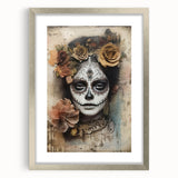 Timeless Floral Catrina – Día de los Muertos Art Prints