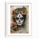 Timeless Floral Catrina – Día de los Muertos Art Prints