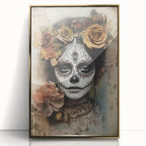 Timeless Floral Catrina – Día de los Muertos Art Prints