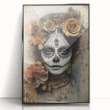 Timeless Floral Catrina – Día de los Muertos Art Prints