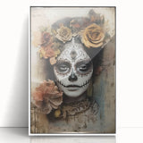 Timeless Floral Catrina – Día de los Muertos Art Prints