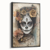 Timeless Floral Catrina – Día de los Muertos Art Prints