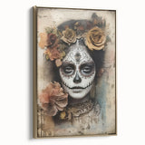 Timeless Floral Catrina – Día de los Muertos Art Prints