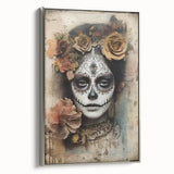 Timeless Floral Catrina – Día de los Muertos Art Prints