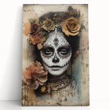 Timeless Floral Catrina – Día de los Muertos Art Prints