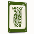 Lucky You Shamrock Wall Art - Celtic Irish Wall Art Decorations