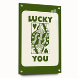 Lucky You Shamrock Wall Art - Celtic Irish Wall Art Decorations