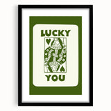 Lucky You Shamrock Wall Art - Celtic Irish Wall Art Decorations