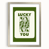 Lucky You Shamrock Wall Art - Celtic Irish Wall Art Decorations
