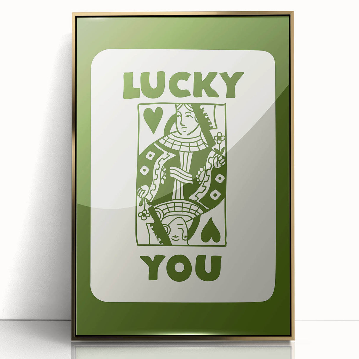 Lucky You Shamrock Wall Art - Celtic Irish Wall Art Decorations