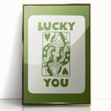 Lucky You Shamrock Wall Art - Celtic Irish Wall Art Decorations