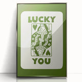 Lucky You Shamrock Wall Art - Celtic Irish Wall Art Decorations