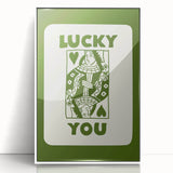 Lucky You Shamrock Wall Art - Celtic Irish Wall Art Decorations