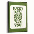 Lucky You Shamrock Wall Art - Celtic Irish Wall Art Decorations