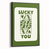Lucky You Shamrock Wall Art - Celtic Irish Wall Art Decorations