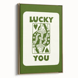 Lucky You Shamrock Wall Art - Celtic Irish Wall Art Decorations