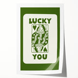 Lucky You Shamrock Wall Art - Celtic Irish Wall Art Decorations