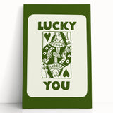 Lucky You Shamrock Wall Art - Celtic Irish Wall Art Decorations