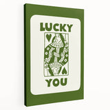 Lucky You Shamrock Wall Art - Celtic Irish Wall Art Decorations