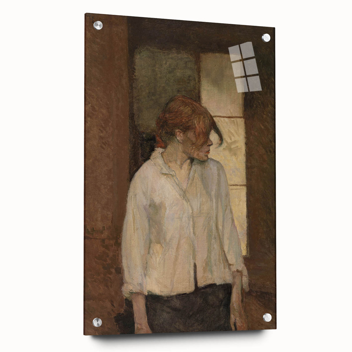 A Montrouge – Rosa La Rouge - Portrait by Toulouse-Lautrec