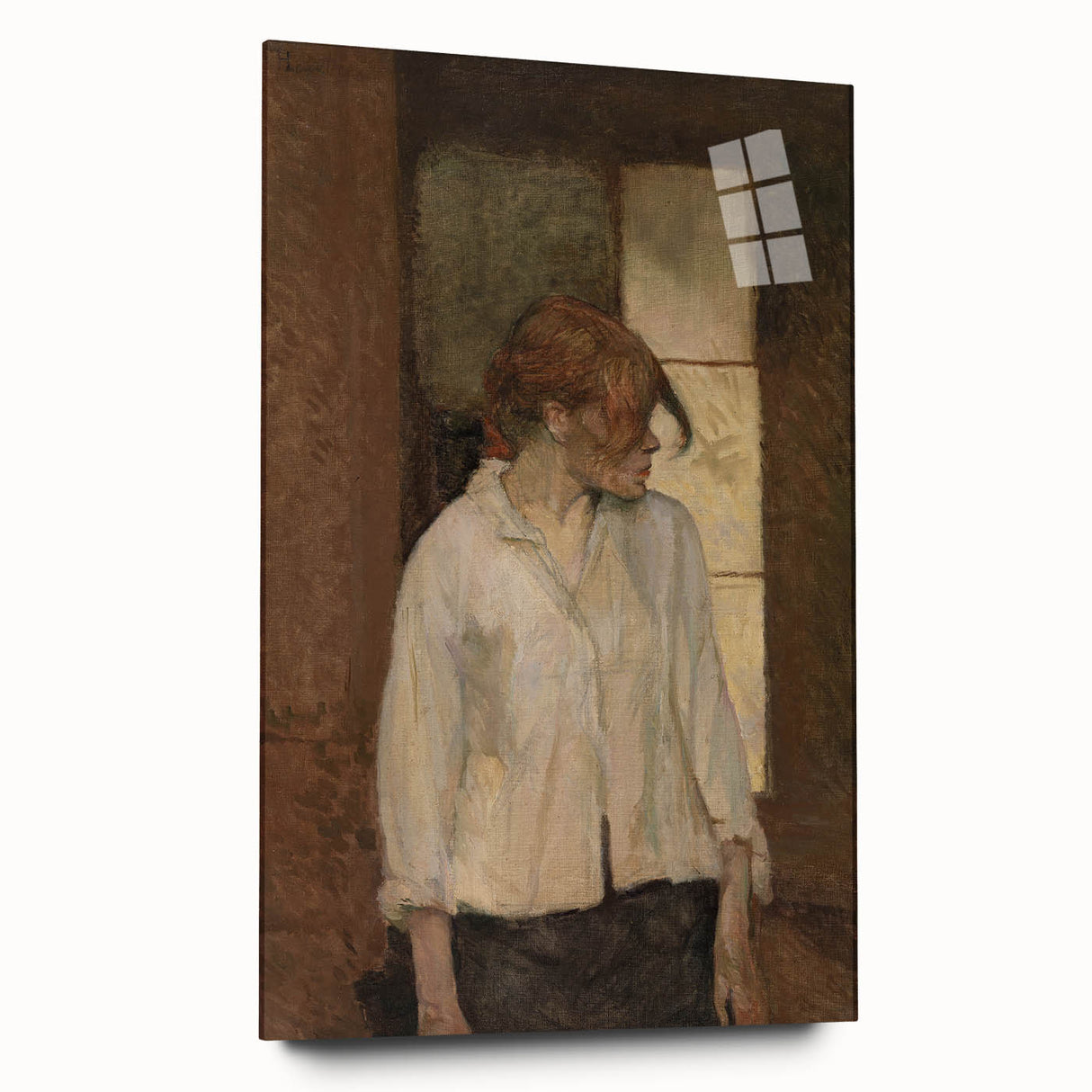 A Montrouge – Rosa La Rouge - Portrait by Toulouse-Lautrec