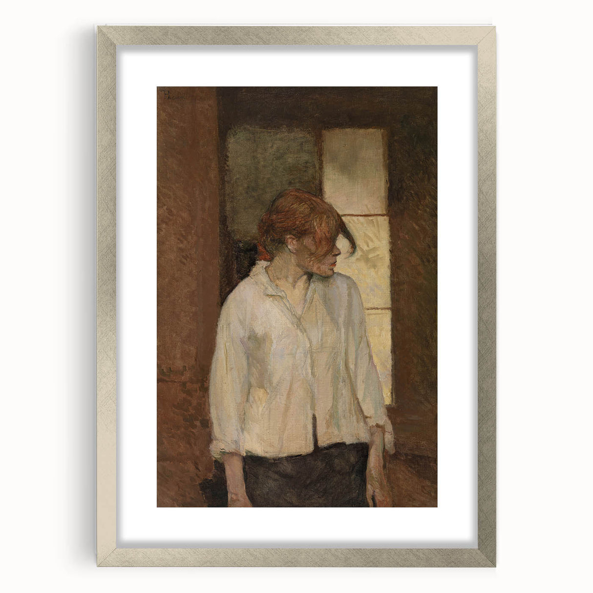 A Montrouge – Rosa La Rouge - Portrait by Toulouse-Lautrec