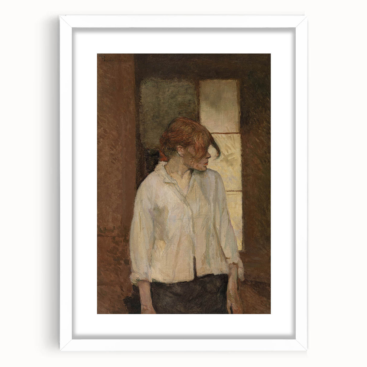 A Montrouge – Rosa La Rouge - Portrait by Toulouse-Lautrec
