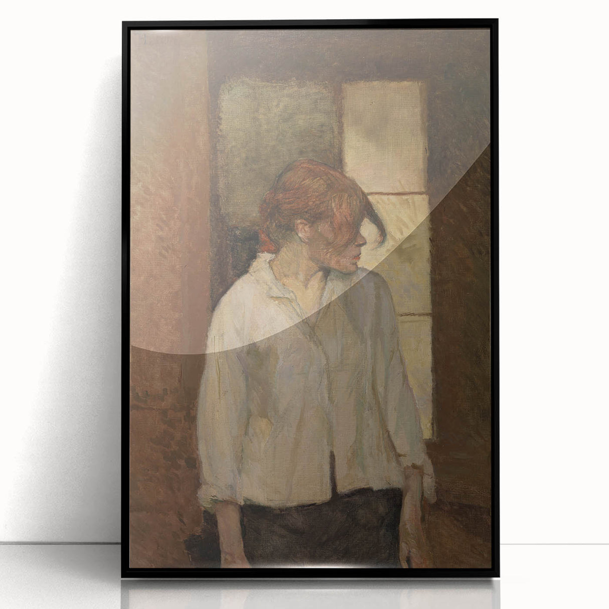 A Montrouge – Rosa La Rouge - Portrait by Toulouse-Lautrec