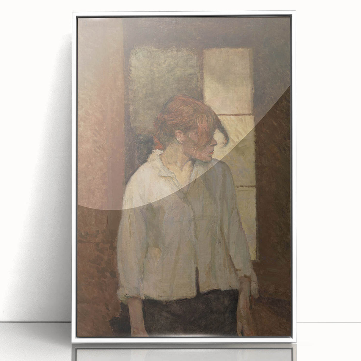 A Montrouge – Rosa La Rouge - Portrait by Toulouse-Lautrec
