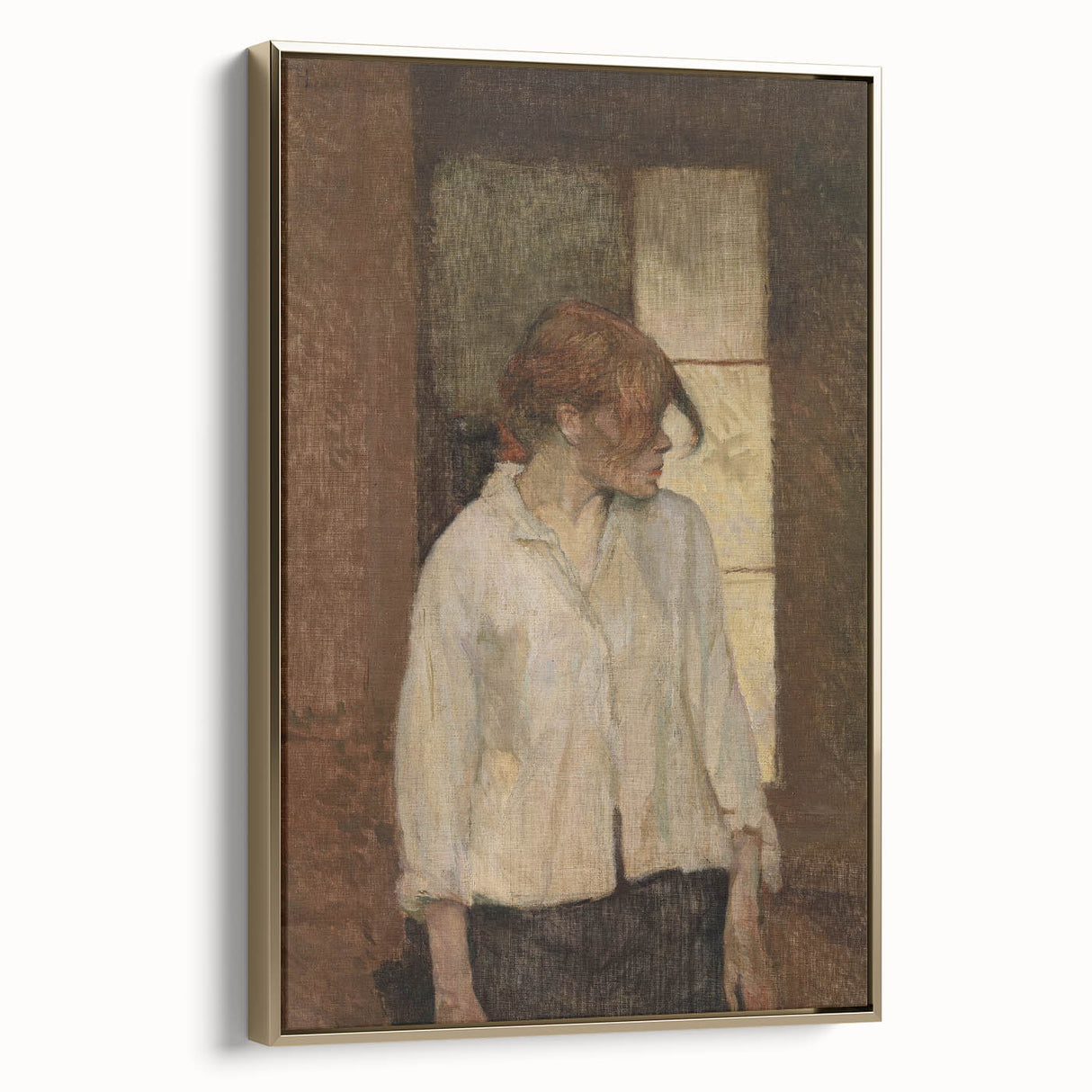 A Montrouge – Rosa La Rouge - Portrait by Toulouse-Lautrec