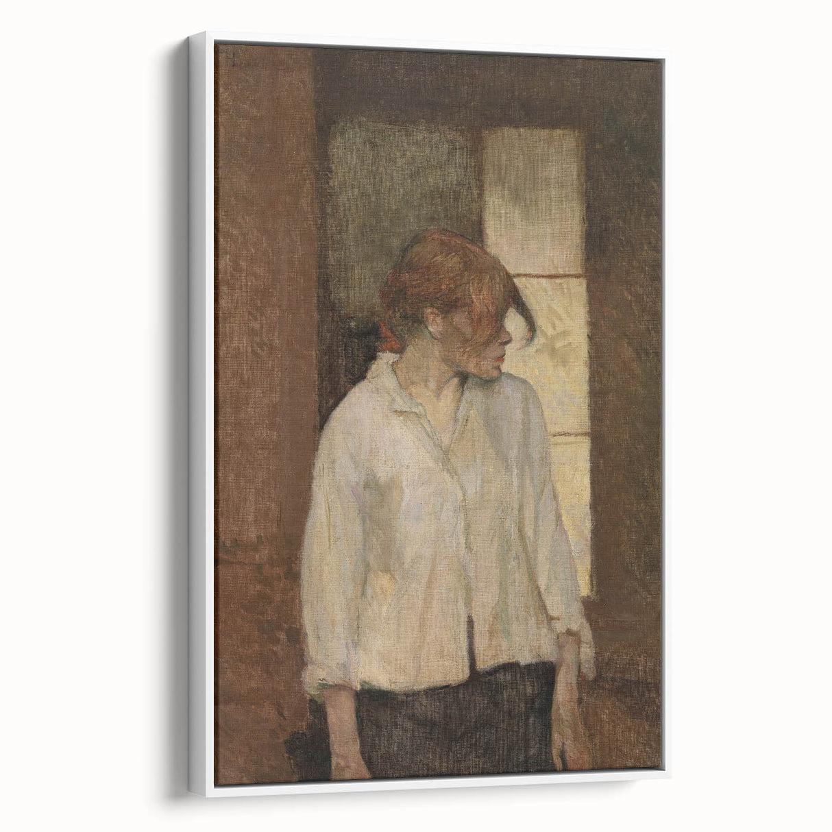 A Montrouge – Rosa La Rouge - Portrait by Toulouse-Lautrec