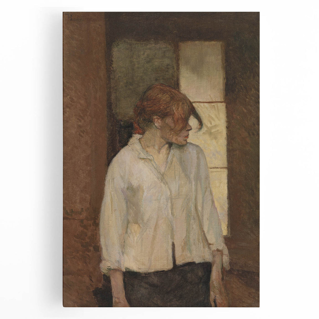 A Montrouge – Rosa La Rouge - Portrait by Toulouse-Lautrec