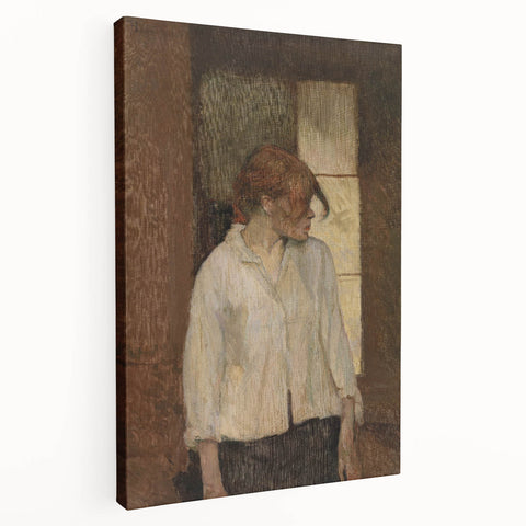 A Montrouge – Rosa La Rouge - Portrait by Toulouse-Lautrec