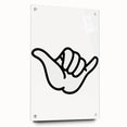 Shaka Hand - Boys Room Wall Art Kids Bedroom Decor