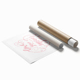 Love You to the Moon Girls Room Wall Art – Nursery Print