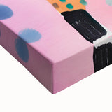 Framed Canvas Art for Children - Playful Cheetah Nursery Print