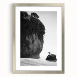 Silver landscape frame with mat, showcasing an elegant front view design, ideal for displaying artwork or photographs in stylish home decor settings.