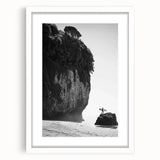 Landscape frame with a white mat, showcasing a modern design that highlights the artwork inside, ideal for home decor and gallery presentations.