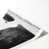 Rolled landscape canvas print showcasing a vibrant African-inspired design with intricate patterns, elegantly packaged in a durable cardboard tube for safe transport.