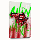 Edgy Pop Art Wall Art – Bold Graffiti Canvas Print