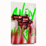 Edgy Pop Art Wall Art – Bold Graffiti Canvas Print