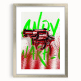 Edgy Pop Art Wall Art – Bold Graffiti Canvas Print